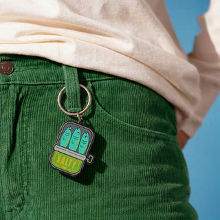 Salty Sardines Keychain