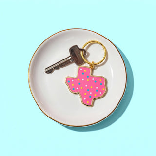 Texas Cookie Keychain