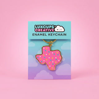 Texas Cookie Keychain