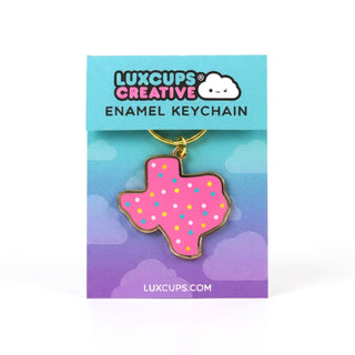 Texas Cookie Keychain