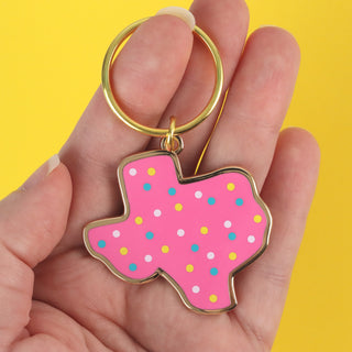 Texas Cookie Keychain