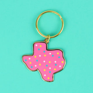 Texas Cookie Keychain