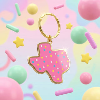 Texas Cookie Keychain