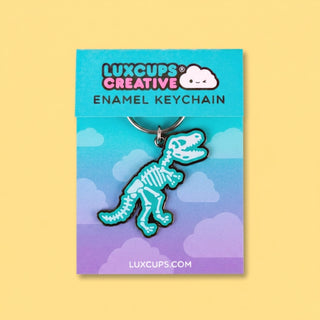 T-Rex Skeleton Keychain