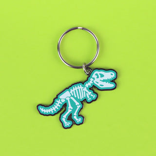 T-Rex Skeleton Keychain