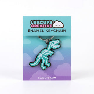 T-Rex Skeleton Keychain