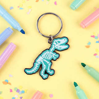 T-Rex Skeleton Keychain
