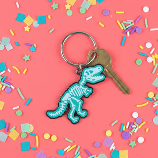 T-Rex Skeleton Keychain