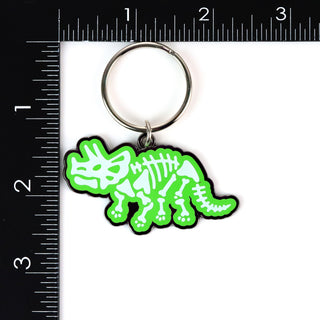 Triceratops Skeleton Keychain