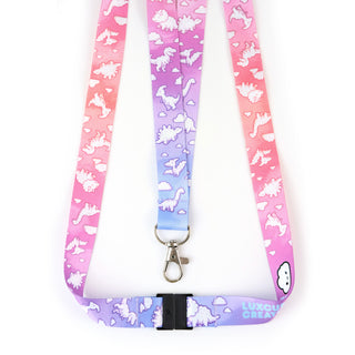 Dino Cloud Dreams Lanyard