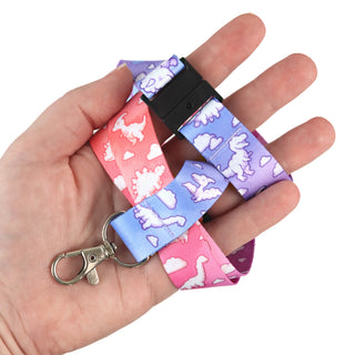Dino Cloud Dreams Lanyard