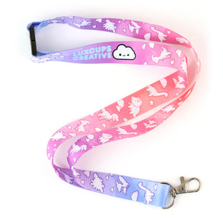 Dino Cloud Dreams Lanyard