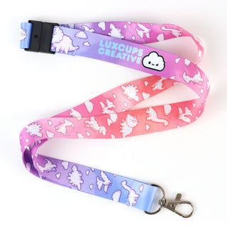 Dino Cloud Dreams Lanyard