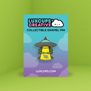 Stego UFO Enamel Pin
