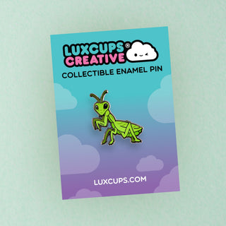 Praying Mantis Enamel Pin