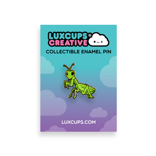 Praying Mantis Enamel Pin