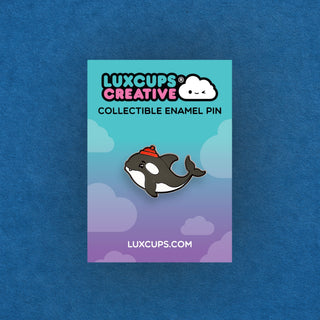 Orca Enamel Pin