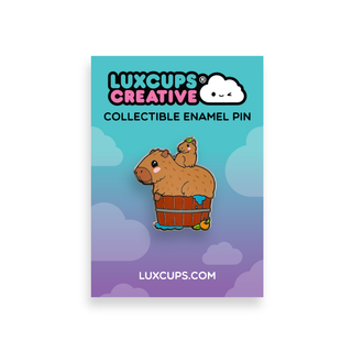 Capybara Cuties Enamel Pin