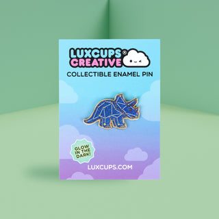 Triceratops Constellation Pin