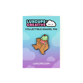 Texas Ice Cream Pin