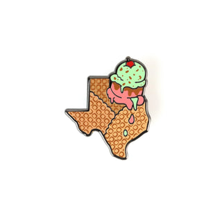 Texas Ice Cream Pin
