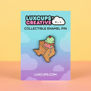 Texas Ice Cream Pin