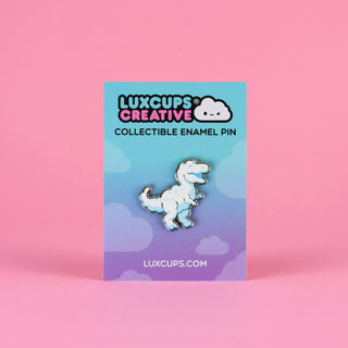 T-Rex Dino Cloud Pin