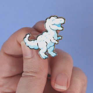 T-Rex Dino Cloud Pin