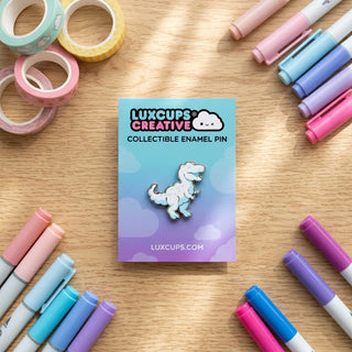 T-Rex Dino Cloud Pin