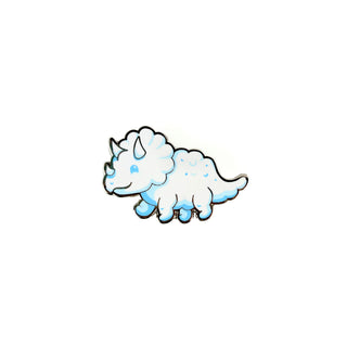 Triceratops Dino Cloud Pin