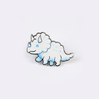 Triceratops Dino Cloud Pin
