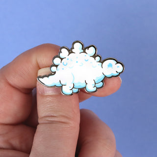 Stego Dino Cloud Pin