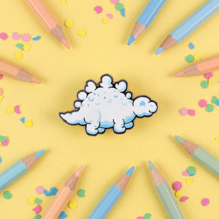 Stego Dino Cloud Pin