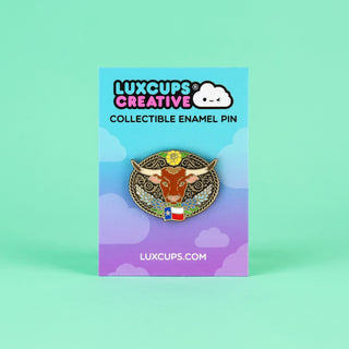Lone Star Longhorn Pin