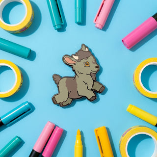 Luna Love Goat Pin