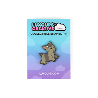Luna Love Goat Pin