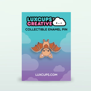 Brown Bat Enamel Pin