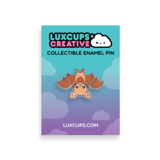 Brown Bat Enamel Pin