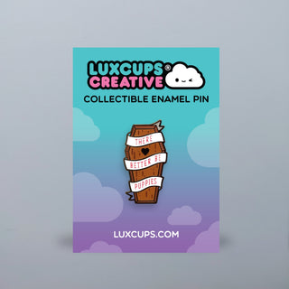 Coffin Enamel Pin - Puppies