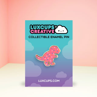 Trex Dino Cookie Pin