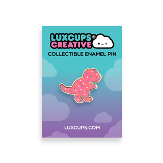 Trex Dino Cookie Pin