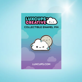 Sparkle Cloud Enamel Pin
