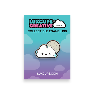 Sparkle Cloud Enamel Pin
