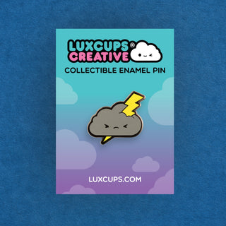 Grumble Cloud Pin
