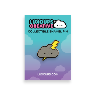 Grumble Cloud Pin