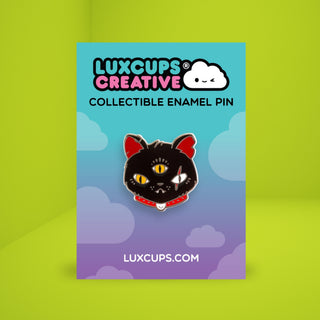 Gritty Kitty Enamel Pin