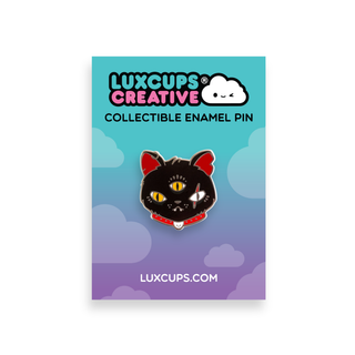Gritty Kitty Enamel Pin