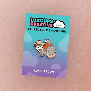 Possum Posse Enamel Pin