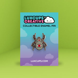 Web Weaver Enamel Pin