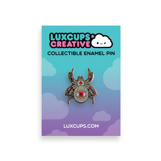 Web Weaver Enamel Pin